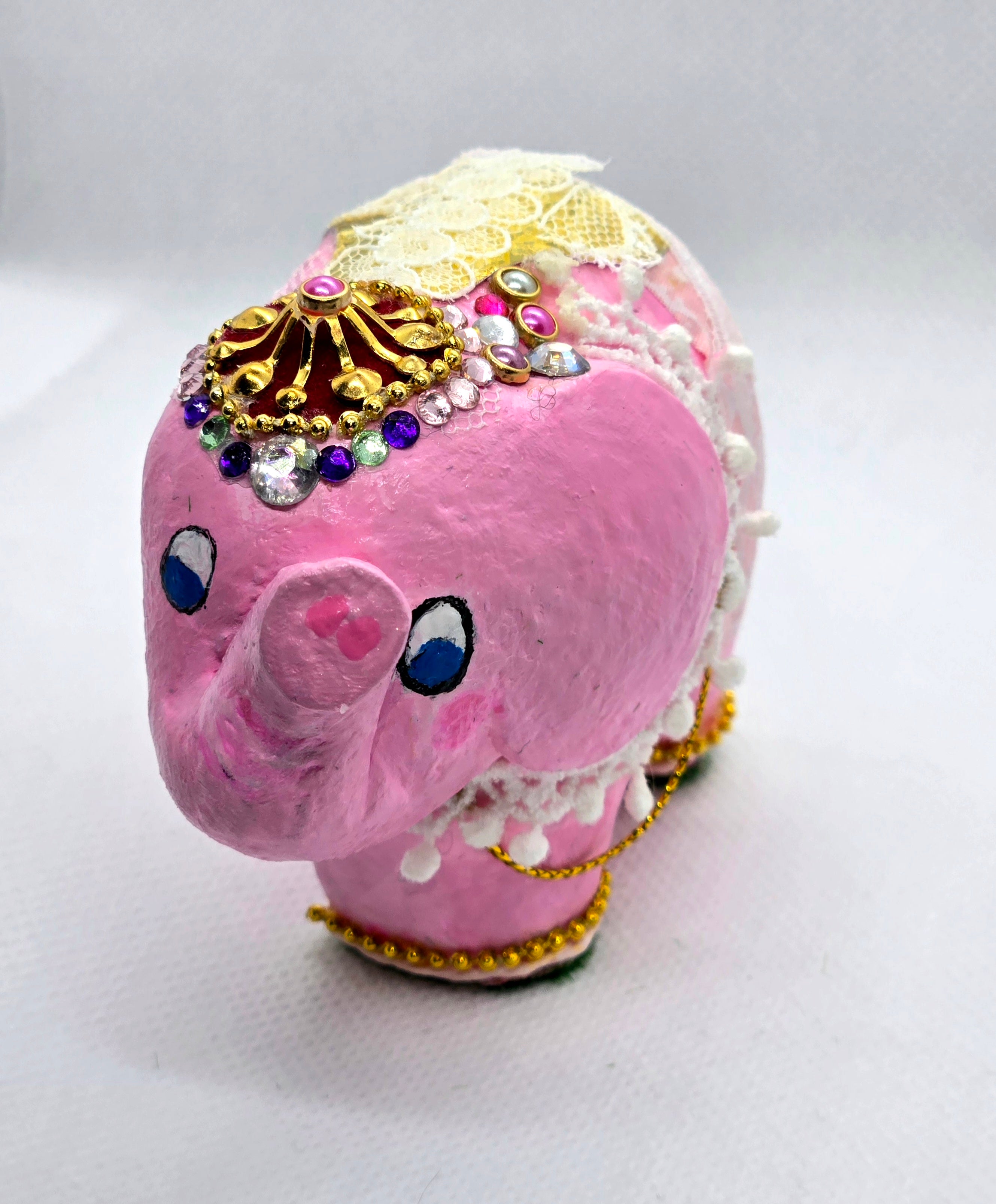 Decorated Elephant Figure