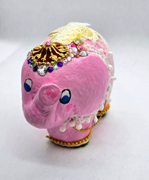 Decorated Elephant Figure