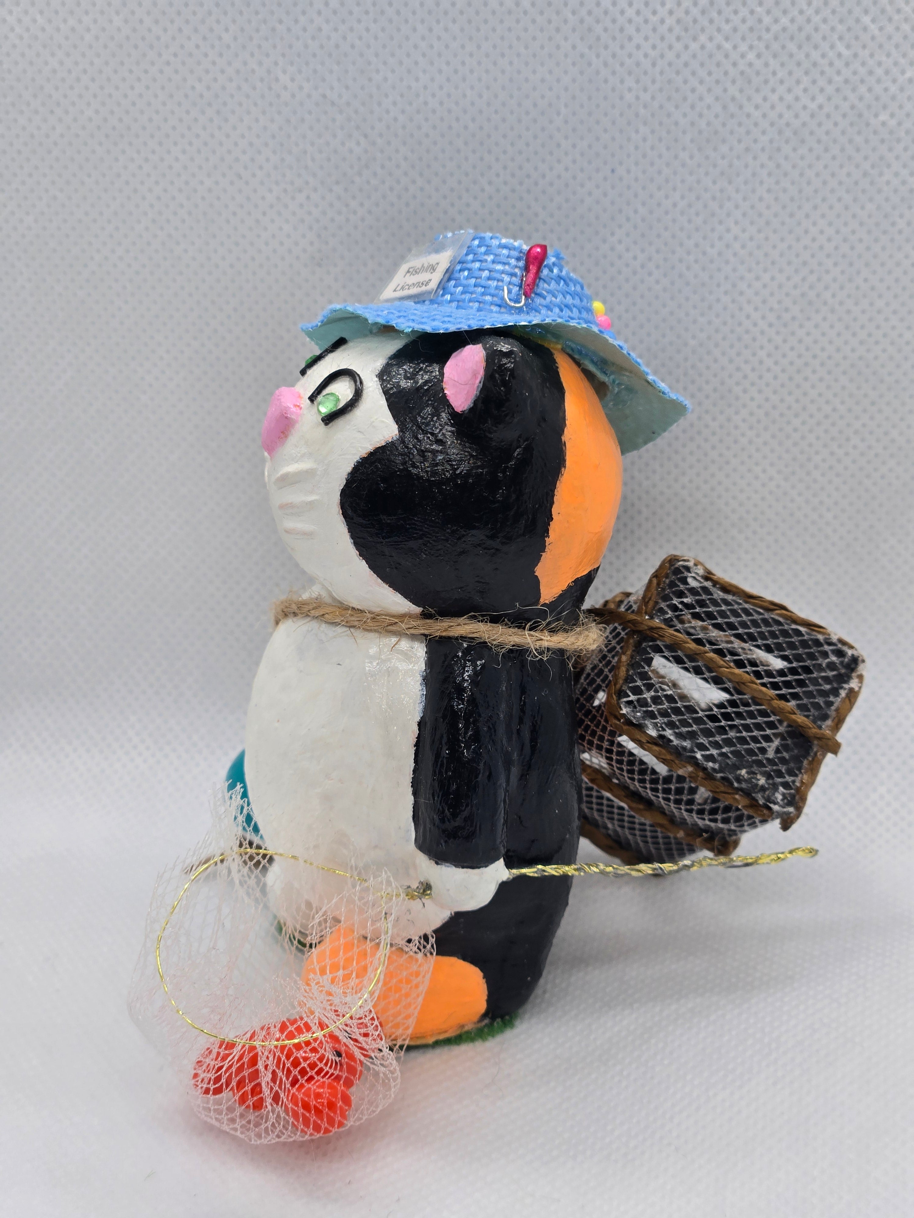 Fisherman Cat Figure