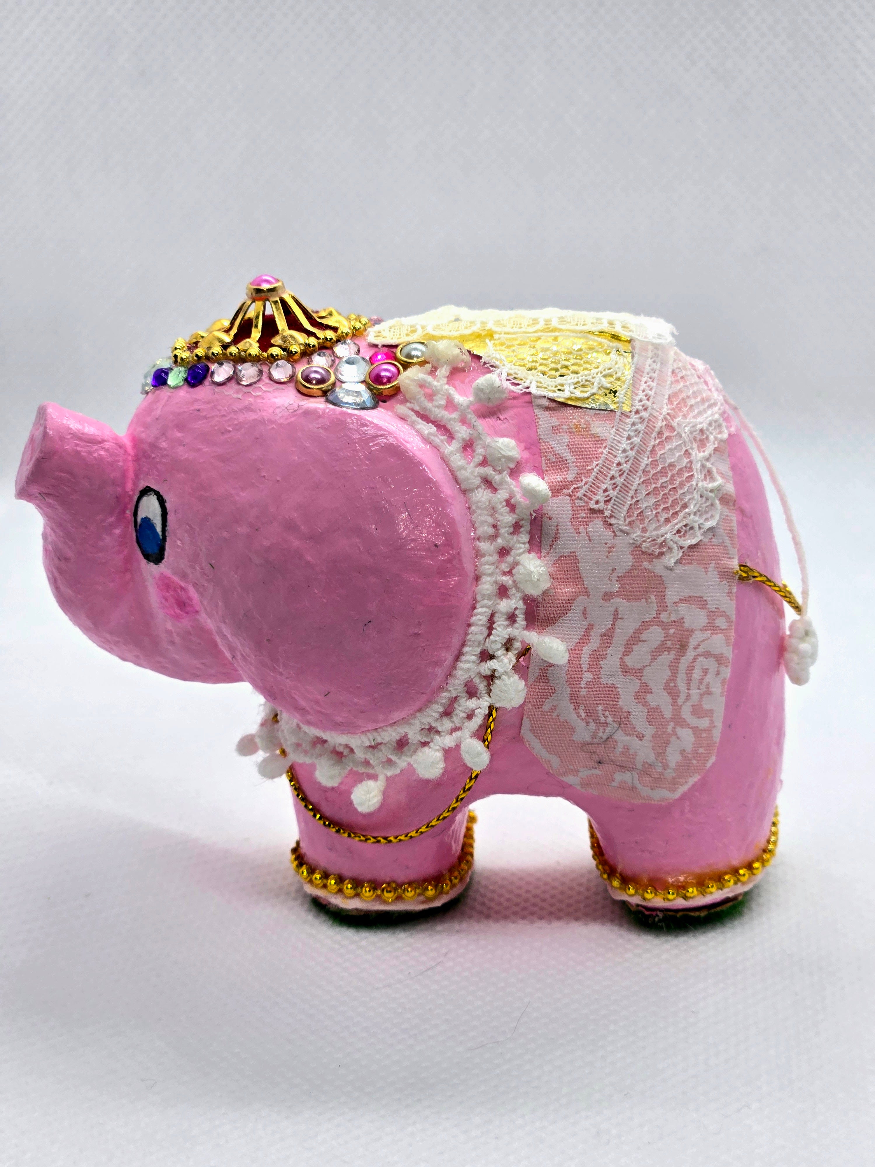 Decorated Elephant Figure