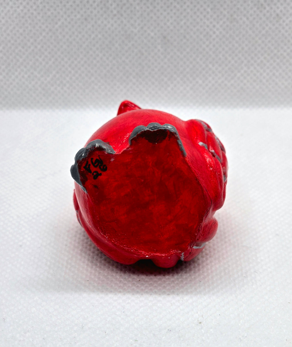 Red Cardinal Plaster Figure