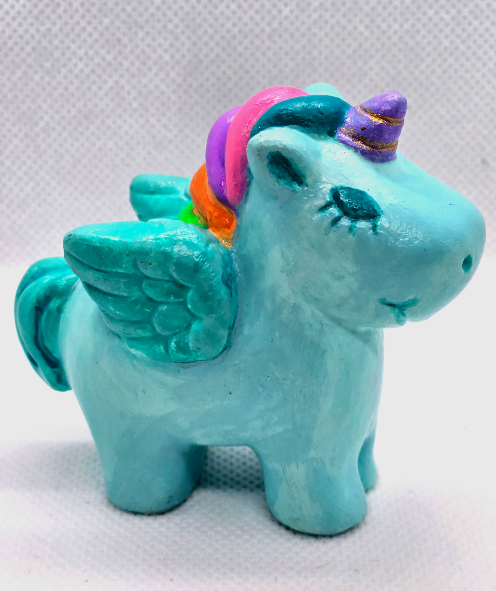 Magical Rainbow Unicorn Plaster Figure