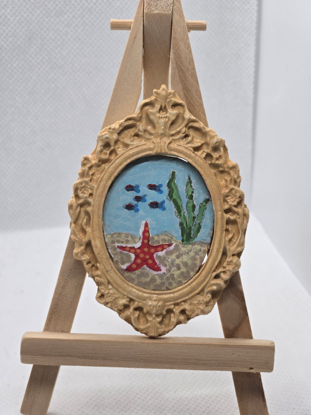 Sea Life Miniature Painting