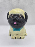 Pug Plaster Figure