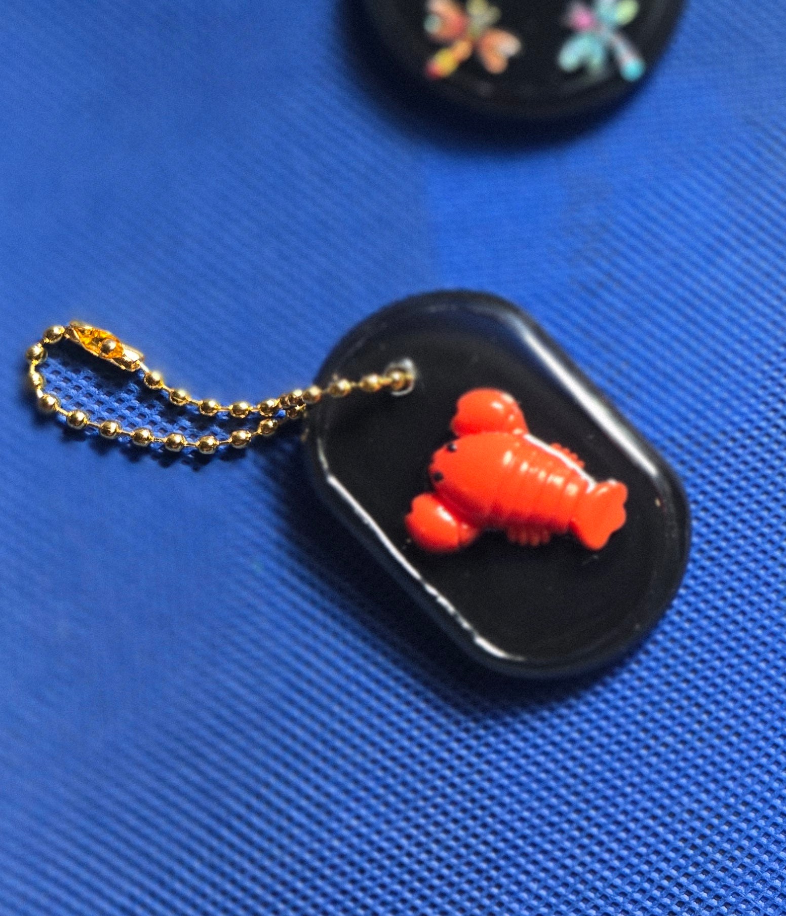 Lobster Resin Keychain