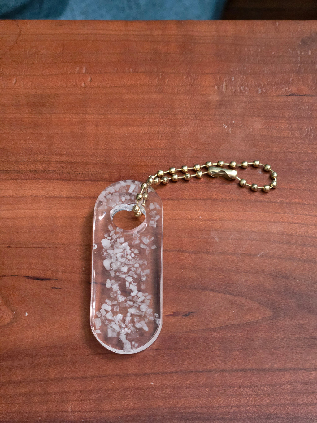 Salt Resin Keychain
