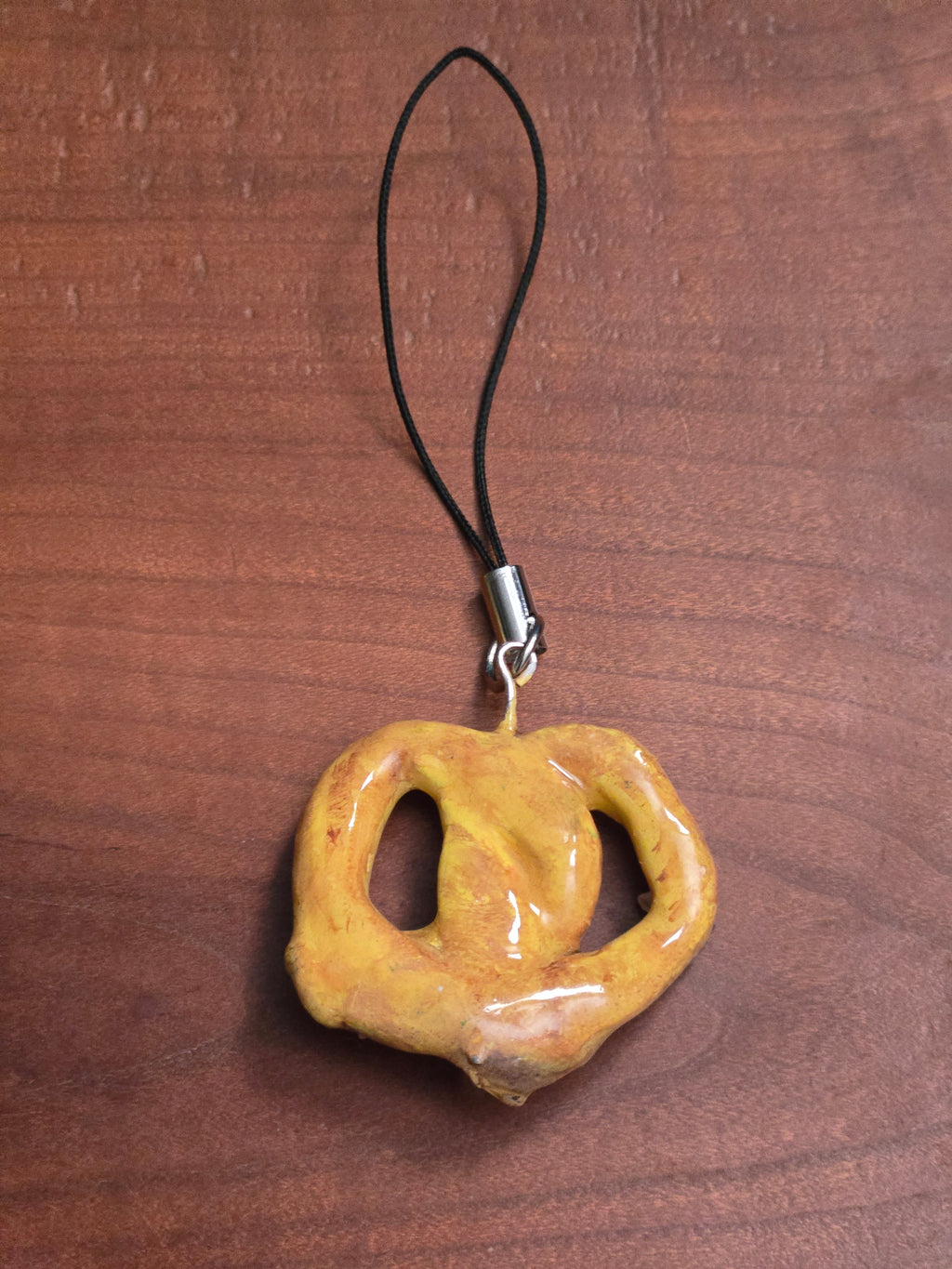 Clay Pretzel Charm