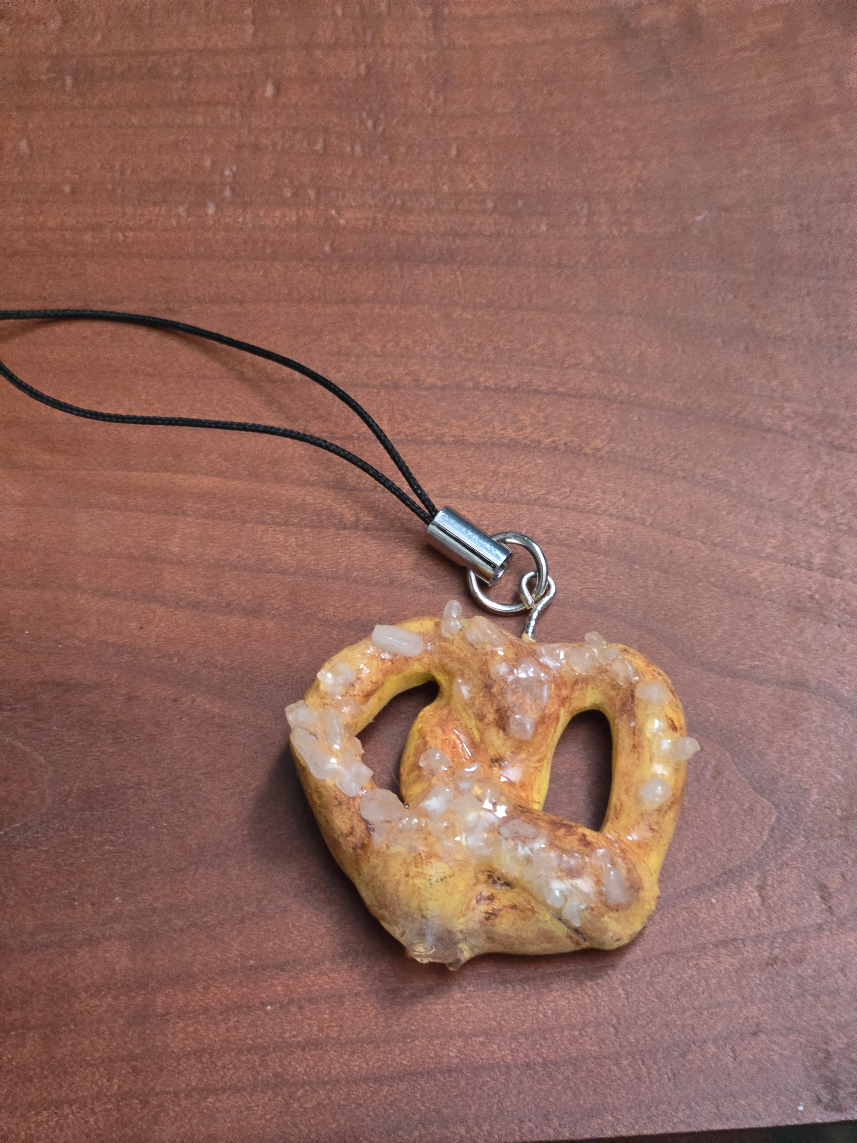 Clay Pretzel Charm