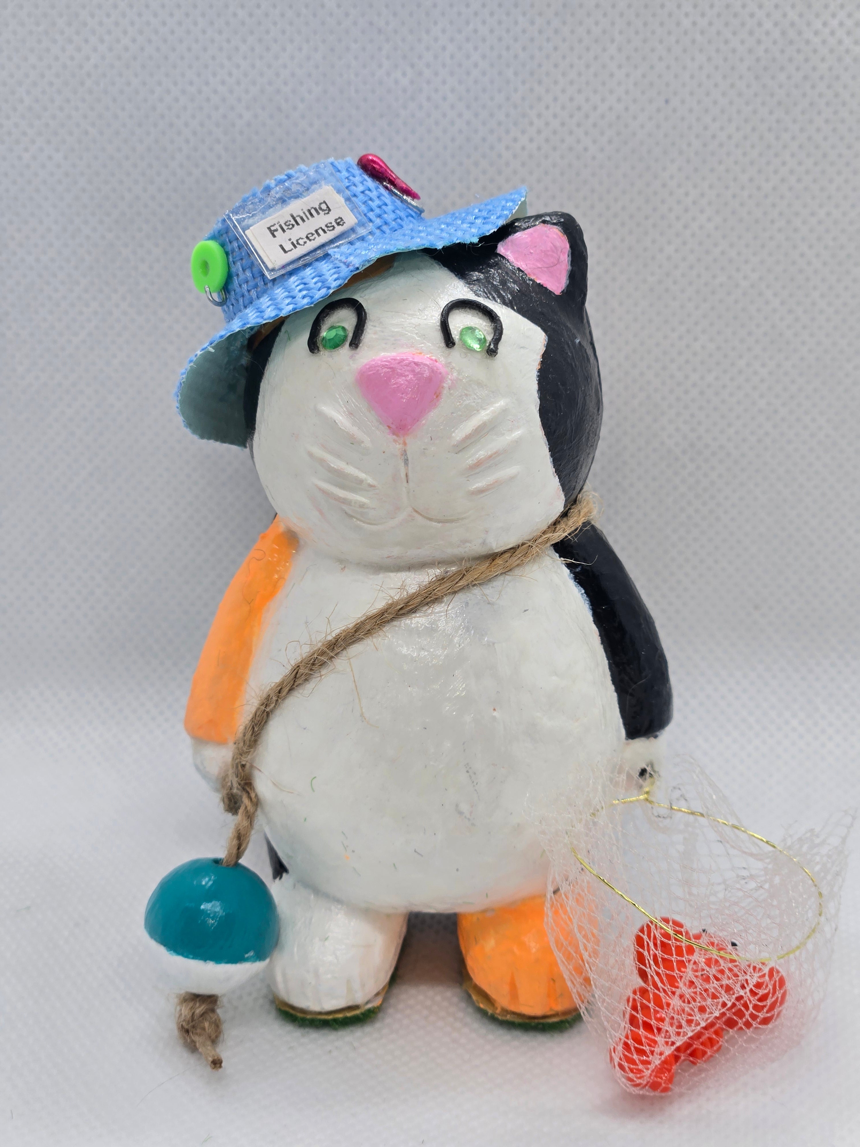 Fisherman Cat Figure