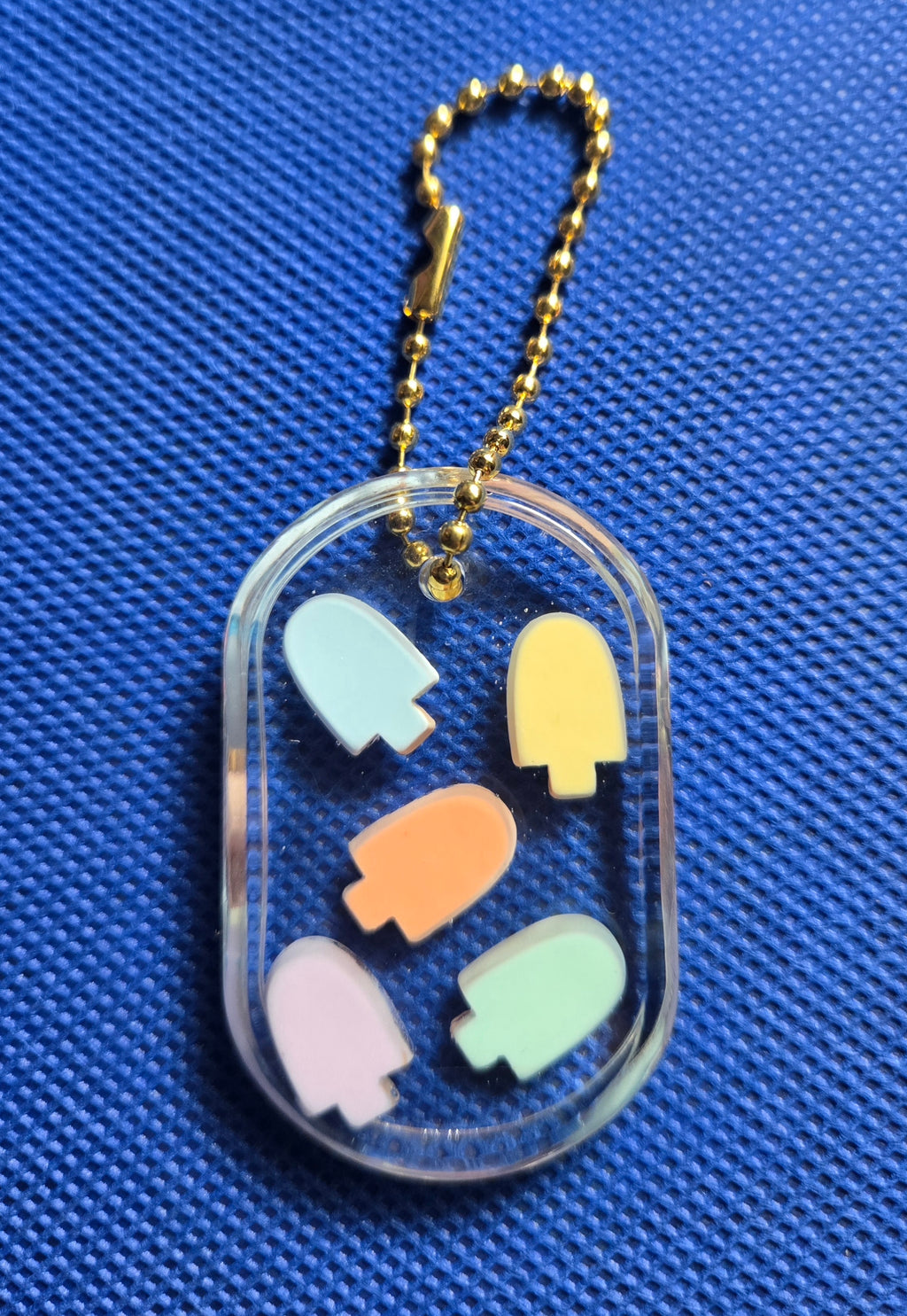 Ice Cream Popsicle Keychain