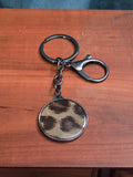 Animal print keychain