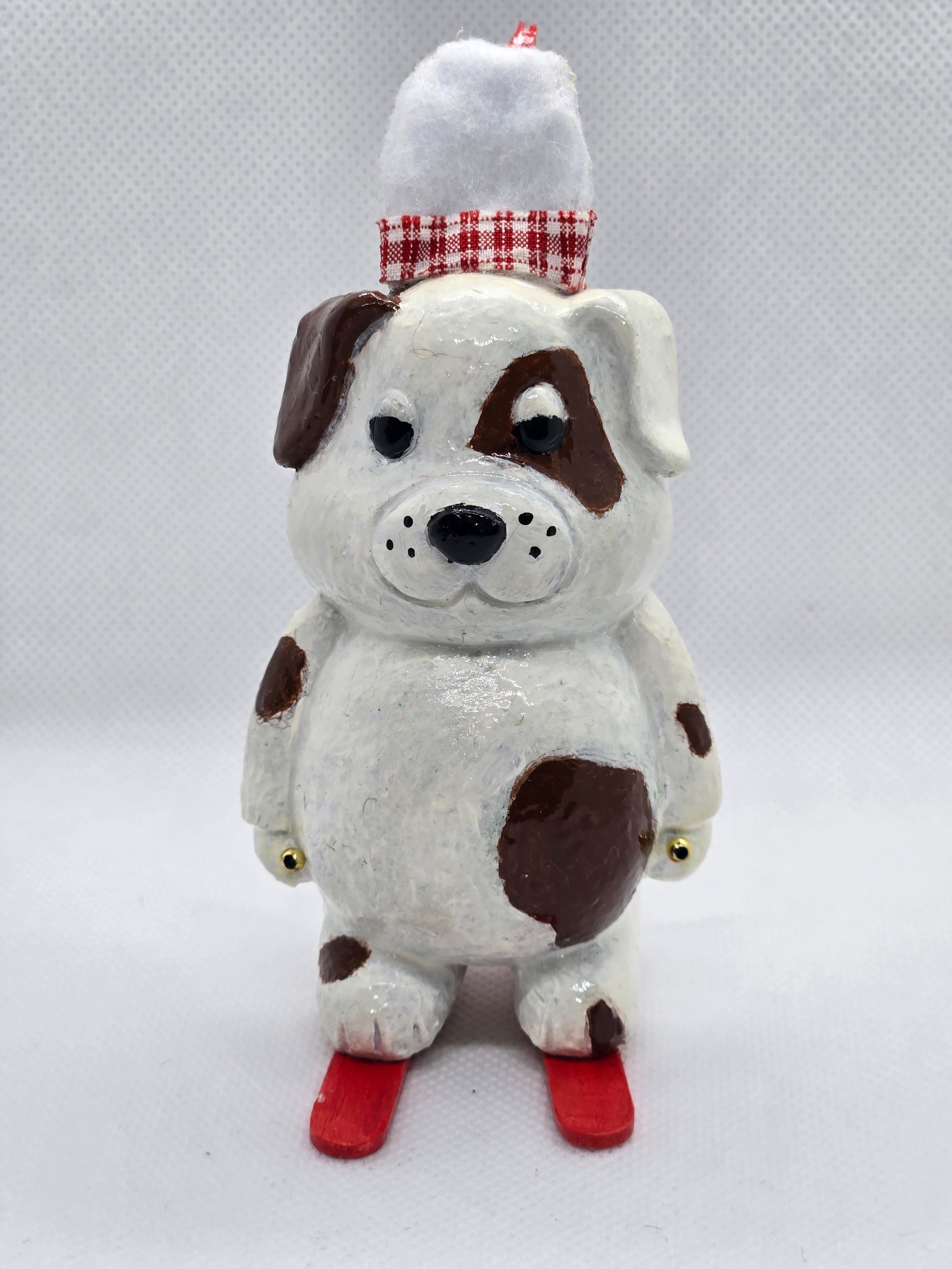 Snow Dog Figure