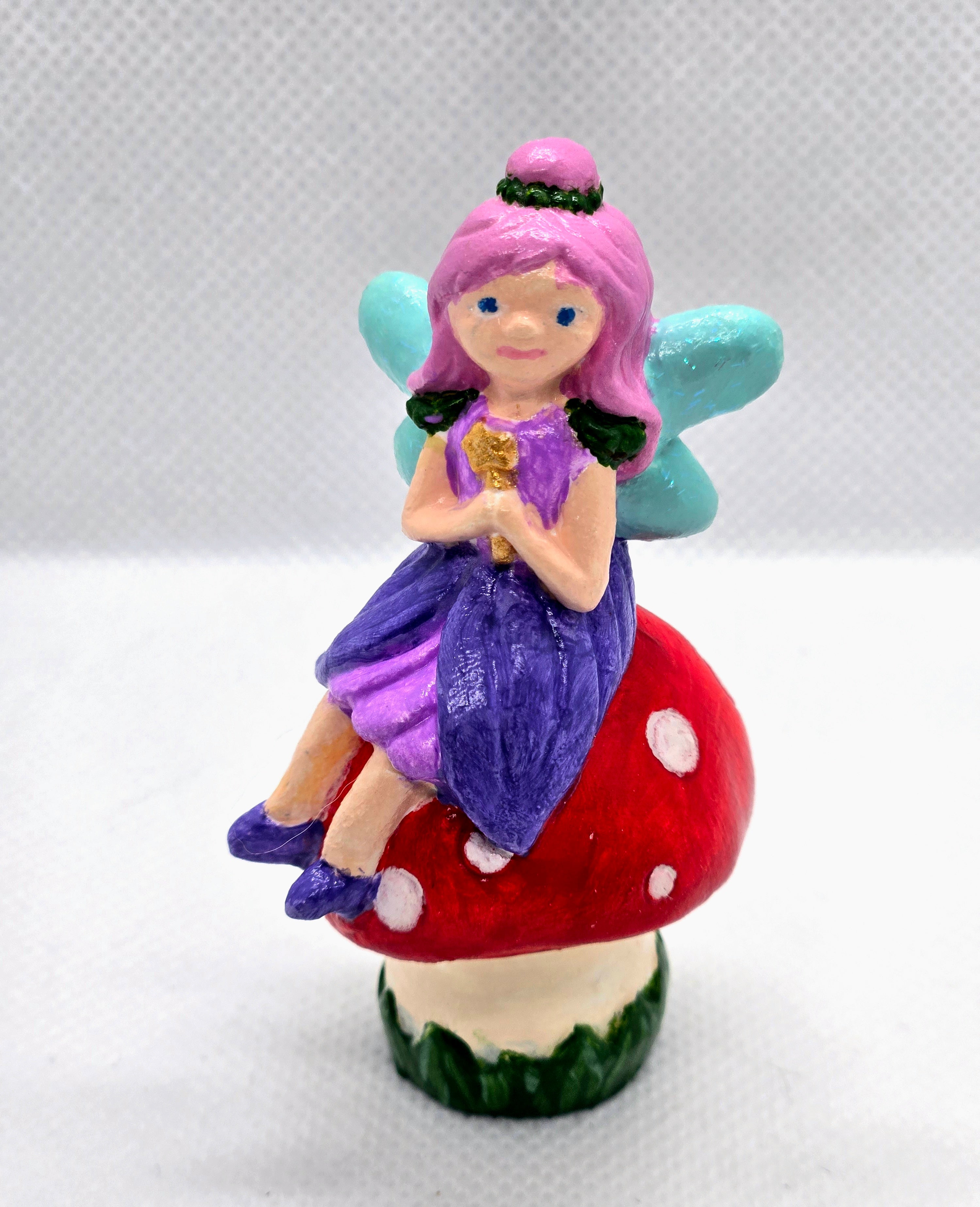 Garden Fairy Plaster Figure