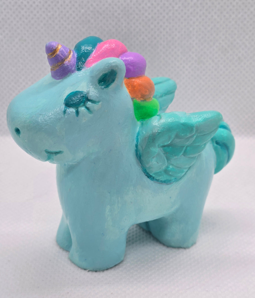 Magical Rainbow Unicorn Plaster Figure