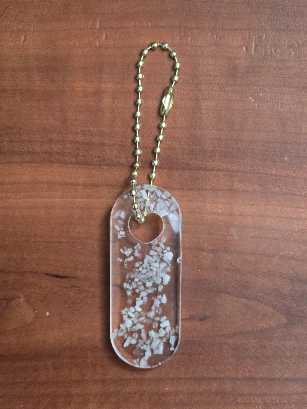 Salt Resin Keychain