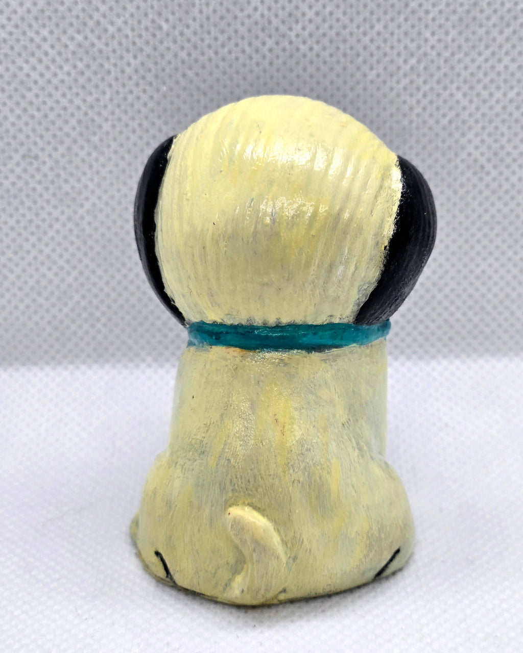 Pug Plaster Figure