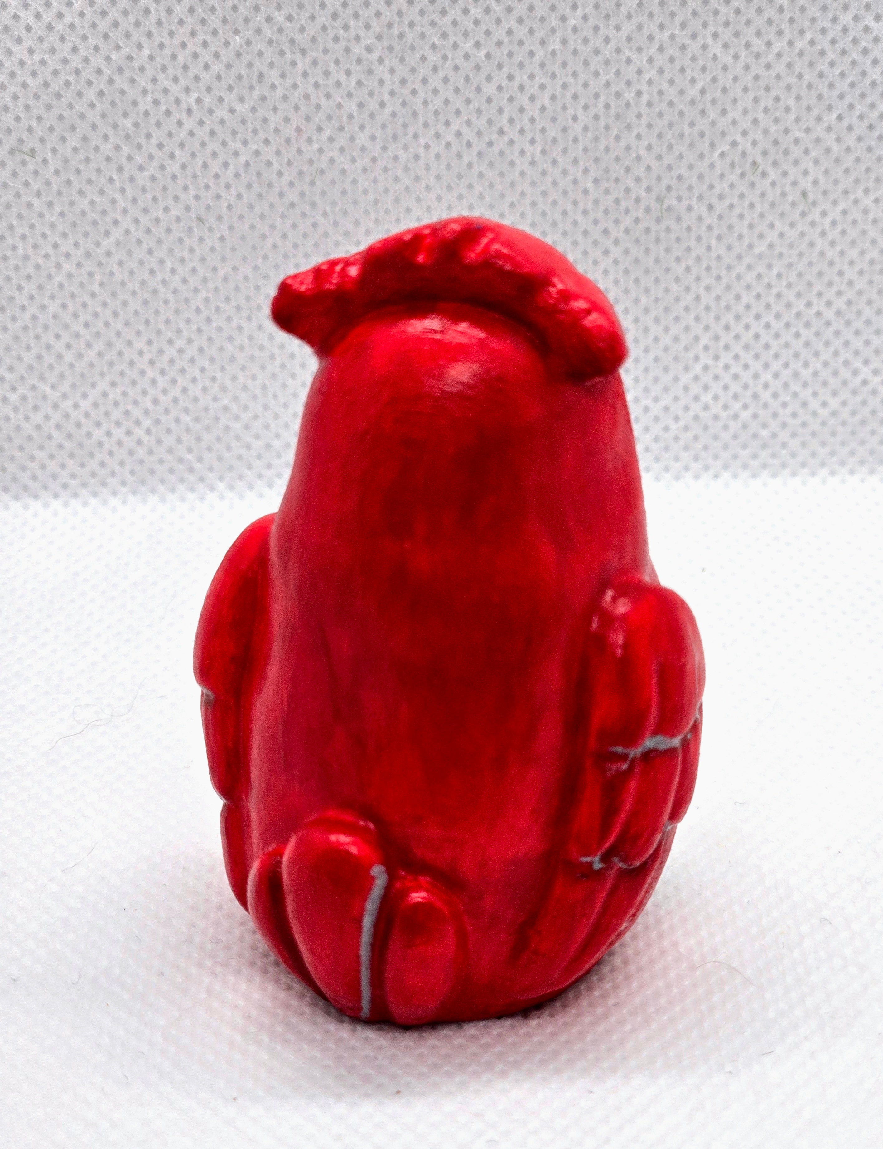 Red Cardinal Plaster Figure
