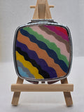 Retro Waves Compact Mirror