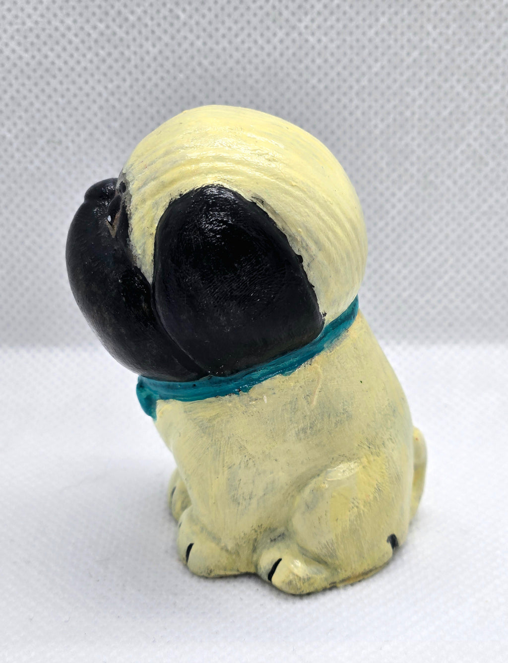 Pug Plaster Figure