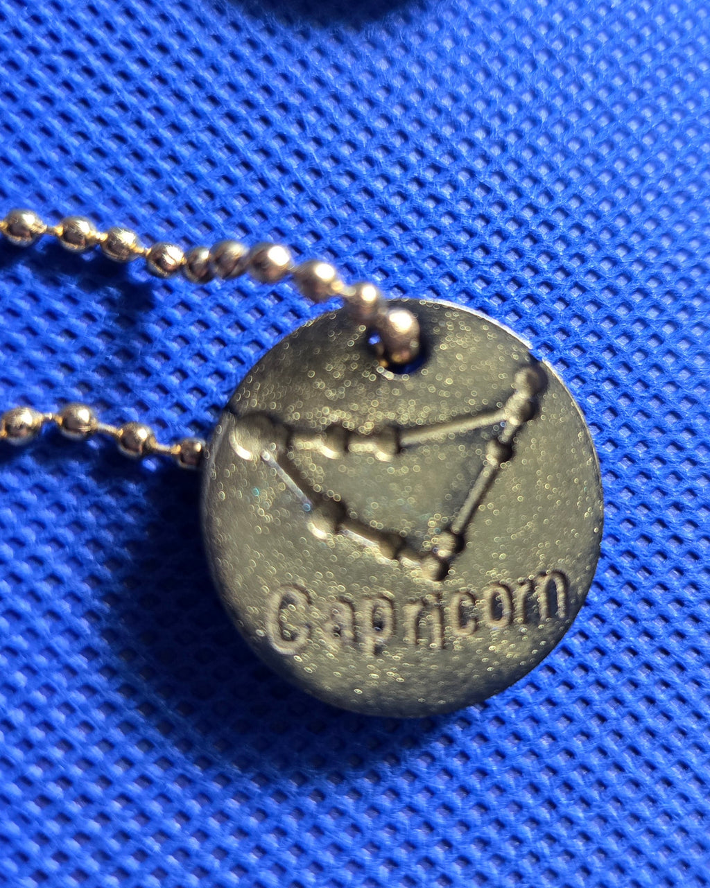 Zodiac Keychain Metallic Capricorn