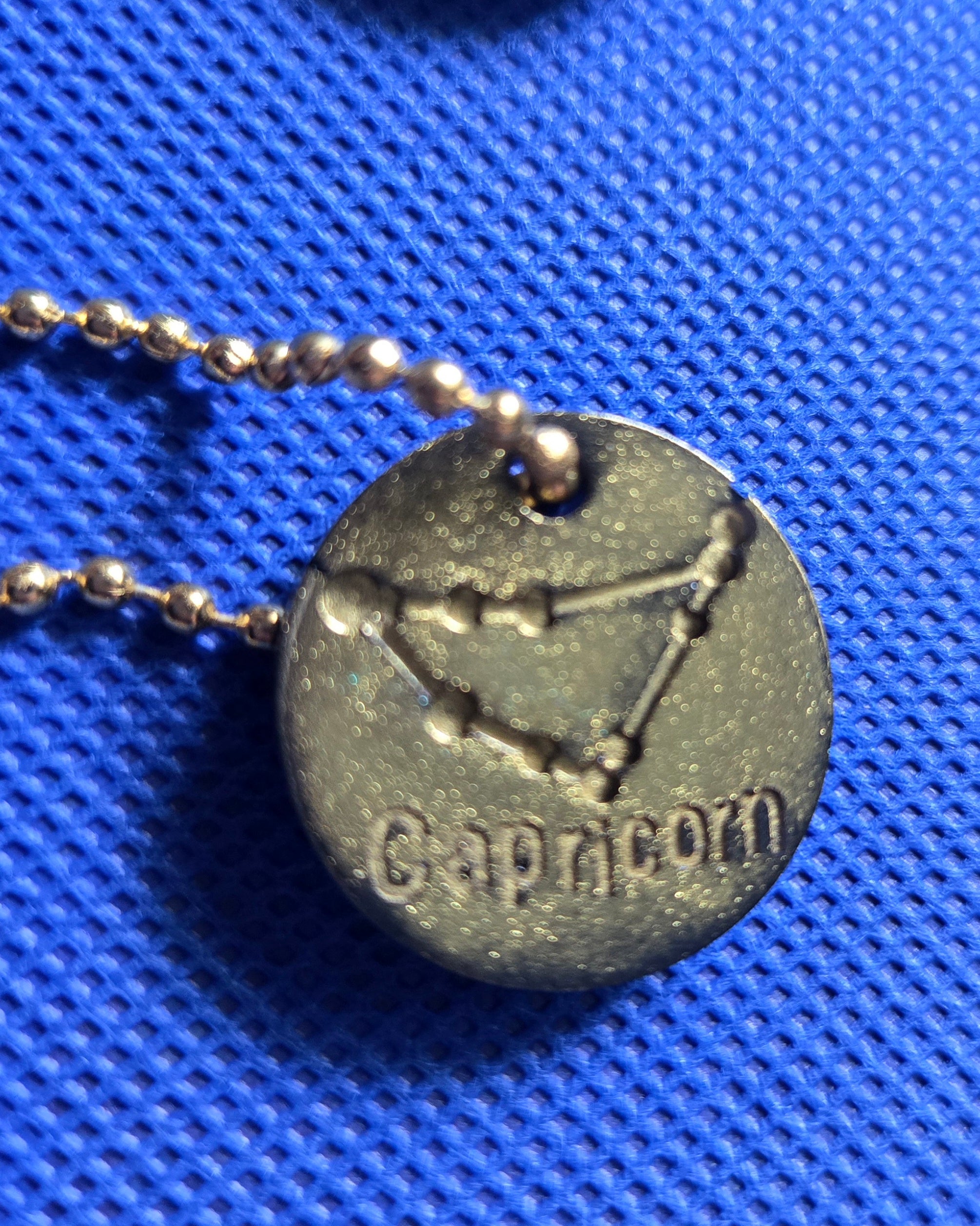 Zodiac Keychain Metallic Capricorn
