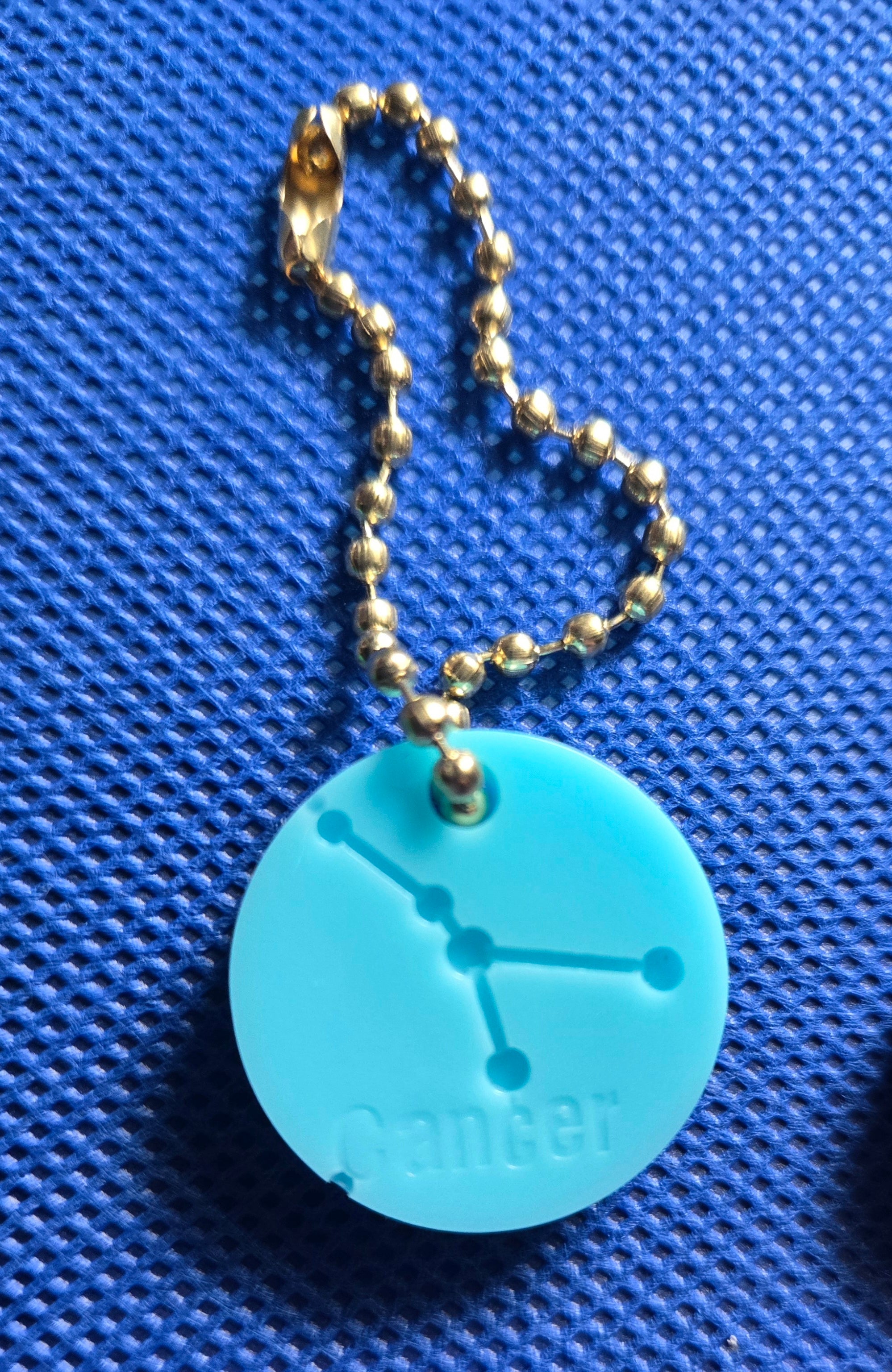 Zodiac Keychain Bright Cancer