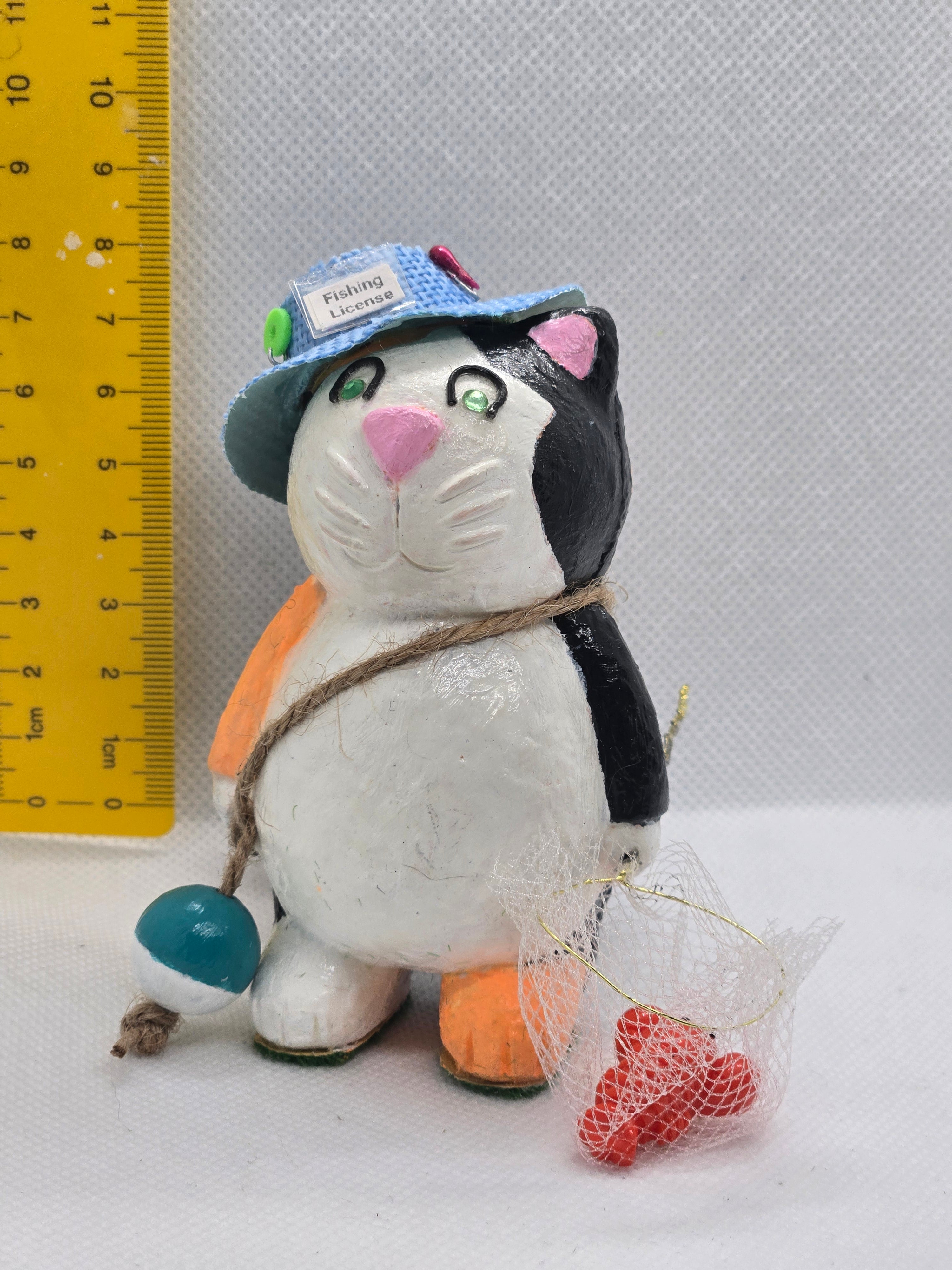 Fisherman Cat Figure