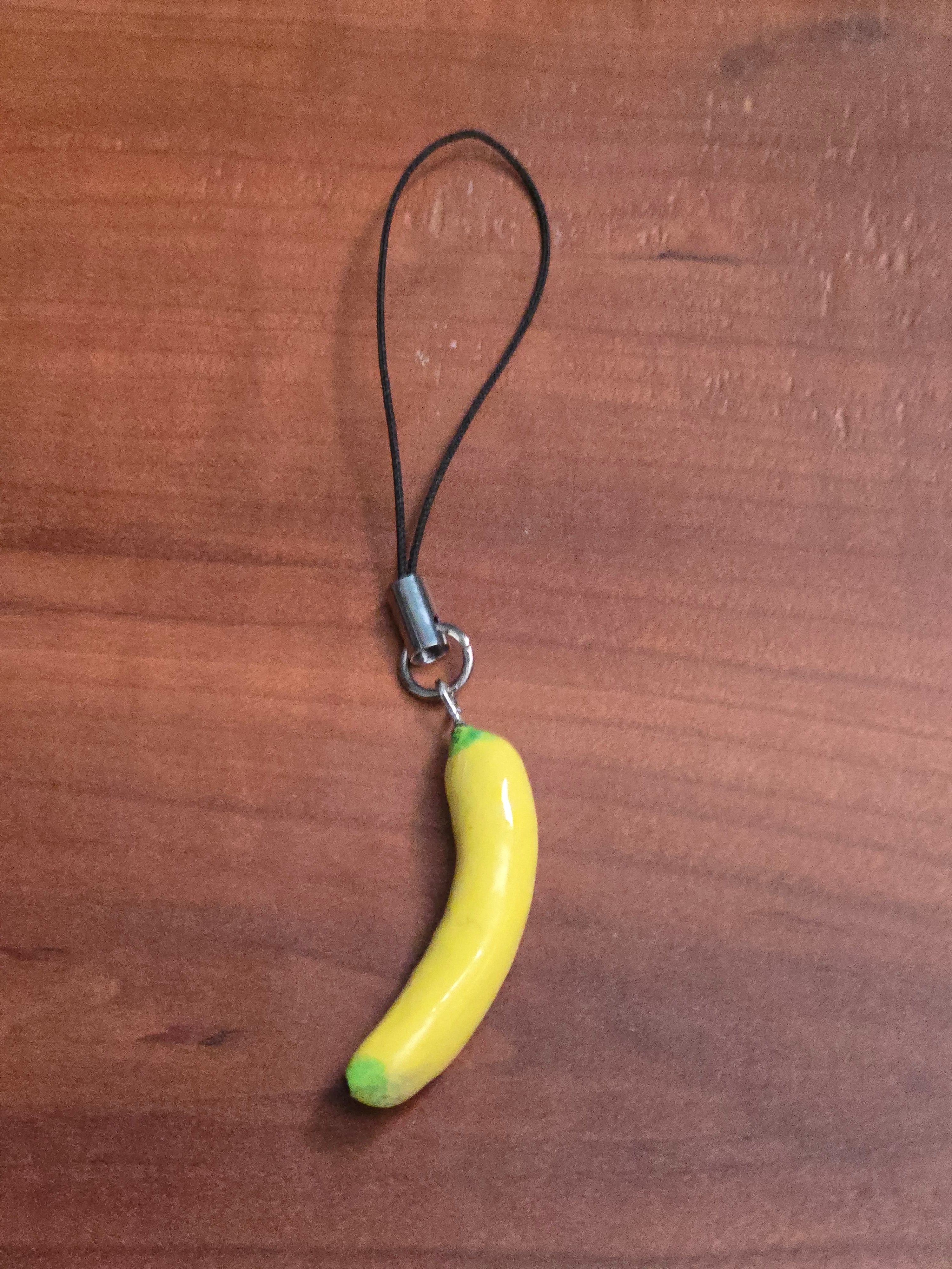 Banana Clay Charm