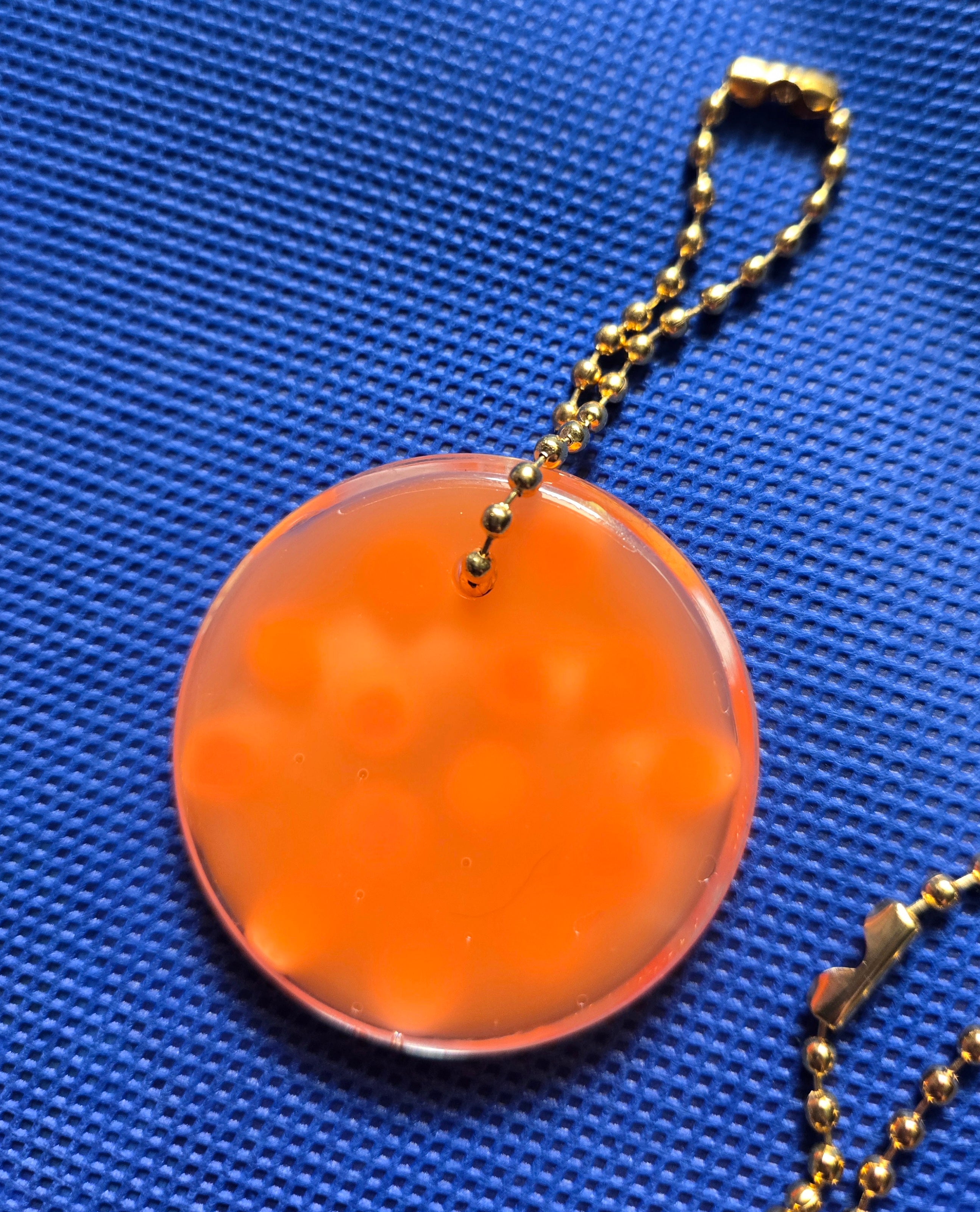 Citrus Resin Keychain